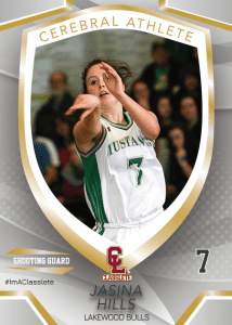 Primetime Sports Card Front female Basketball Player