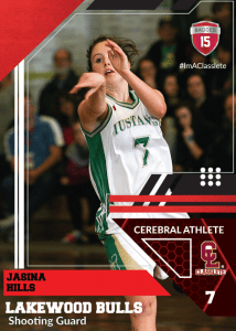 Levels Sports Card Front Female Basketball Player