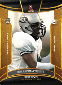 Royalty bronze Classlete Sport Card front Male Receiver